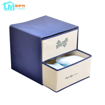 

LIYIMENG 1Set Underwear Container Folding Storage Toy Boxes Bra Underwear Closet Organizer Drawer Divider Collection Cloth Bins