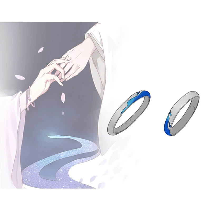 Lysigo 2019 New Arrival 100% S925 Silver Lovers’ Rings Water Mountain Love Ring for Women Engagement Wedding Rings Jewelry Boho (2)