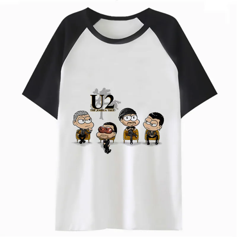 

U2 t shirt for tee tshirt top male harajuku streetwear clothing men t-shirt hip funny hop F3045