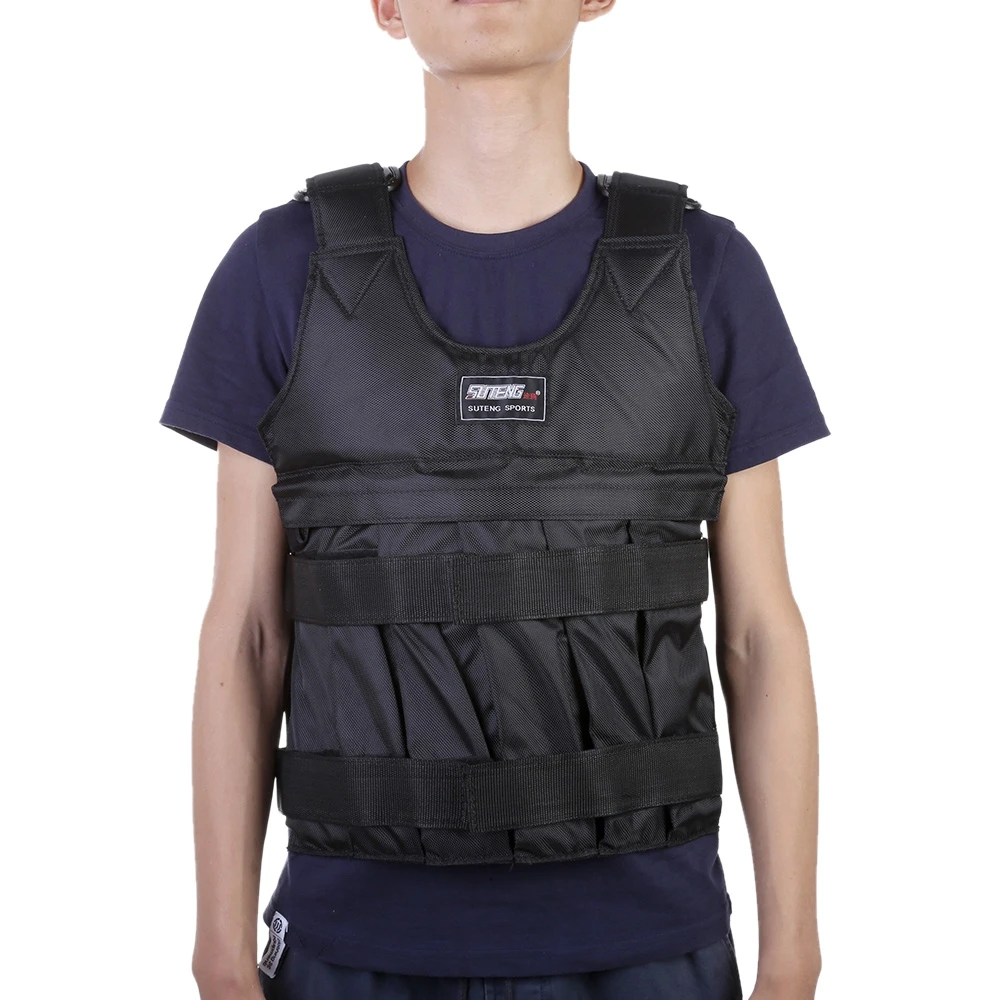 50kg Loading Weighted Vest For Boxing Training Equipment Adjustable