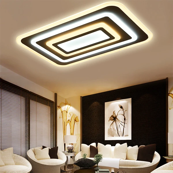 

LED Modern Ceiling Lights Ceiling Lamp Remote Control Dimmable Acrylic Decorative For Living Room Bedroom 9032