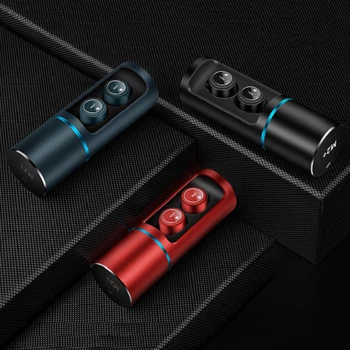 

Wireless TWS Bluetooth 5.0 HIFI Earphone Sports Waterproof Headset Mini Earphones Earbuds Noise Cancelling with Charging Box