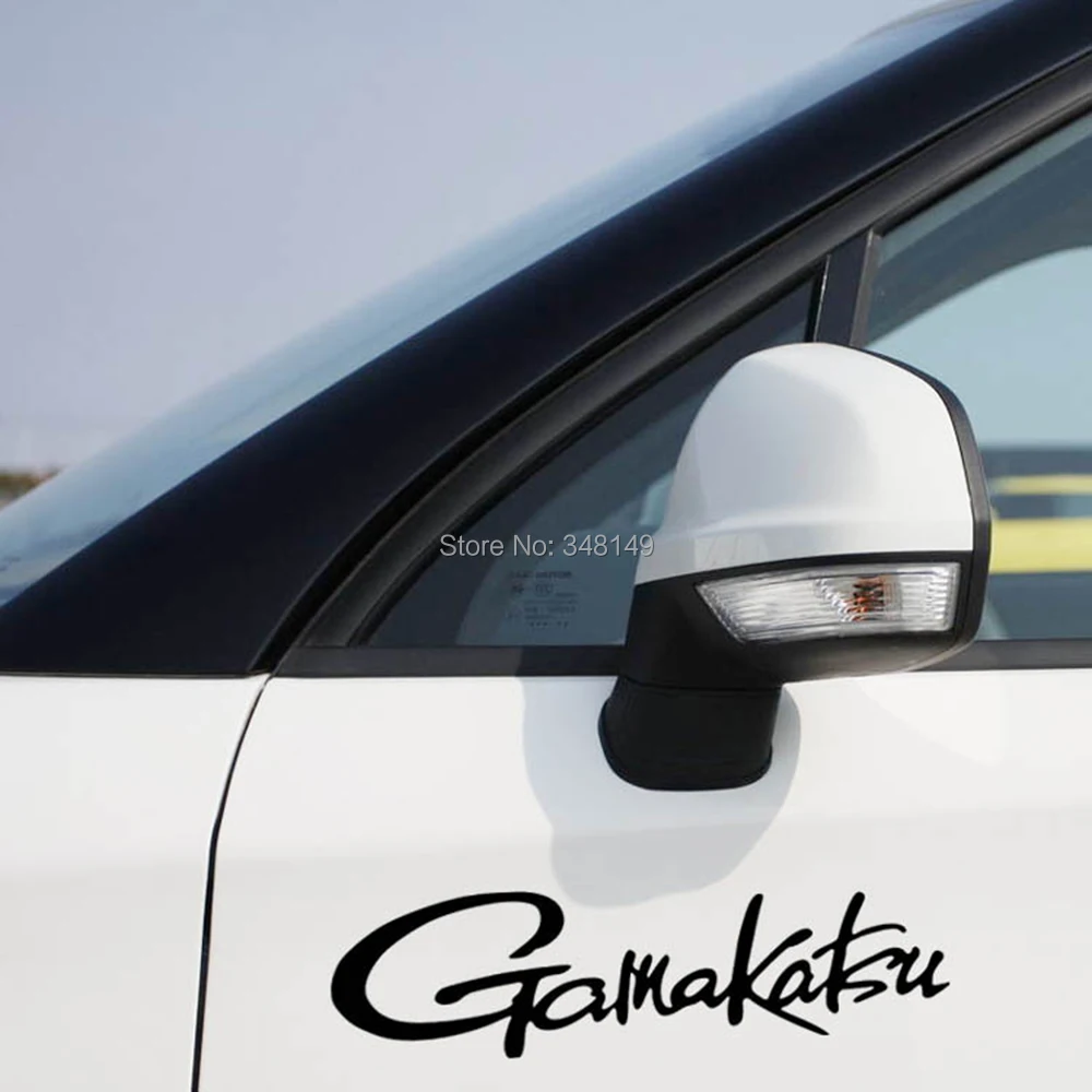 

Aliauto Car-Styling Go Fishing Car Stickers GAMAKAKU Decals for Chevrolet Volkswagen Skoda Golf Polo Honda Hyundai Kia Lada