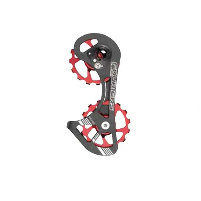 FOURIERS de cerámica completa rodamiento de carretera Drivetrain de bicicleta polea trasera 15 T-15 T uso 9150/9000/ 9070/6800/6870 FOURIERS de cerámica completa rodamiento de carretera Drivetrain de bicicleta polea trasera 15 T-15 T uso 9150/9000/ 9070/6800/6870