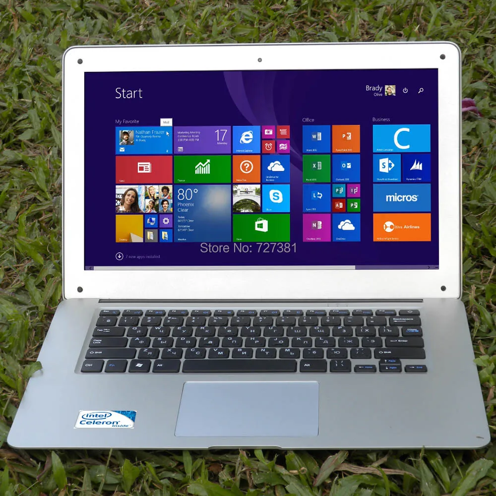 14 inch ultrabook slim laptop computer cpu Intel J1900