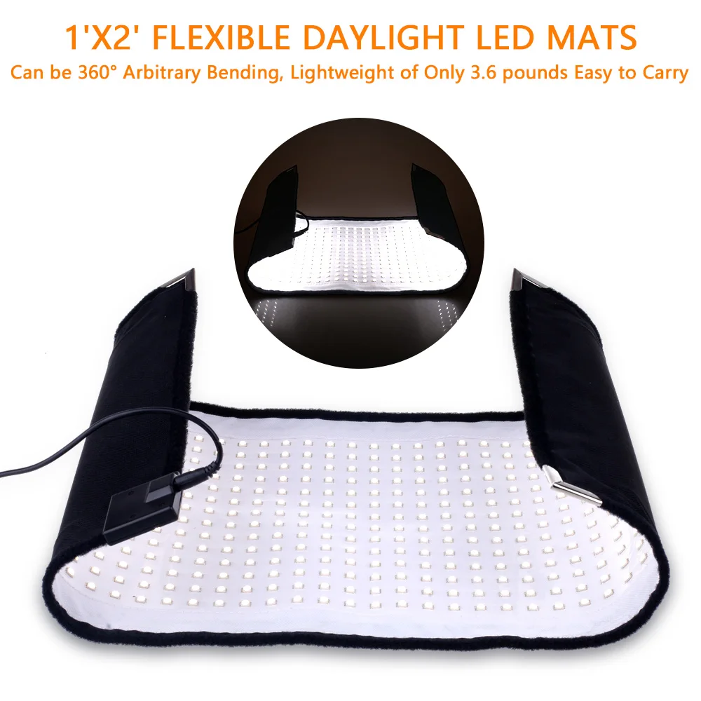  Travor New Arrival FL-3060 Flexible LED Video Light 448pcs LEDs CRI95 5500K 2.4G Remote Contol for  - 32802896966