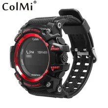 ColMi Inteligente Pantalla OLED Monitor de Ritmo Cardíaco Reloj Del Deporte T1 IP68 A Prueba de agua Empuje Mensaje Recordatorio de Llamada para Android IOS Teléfono