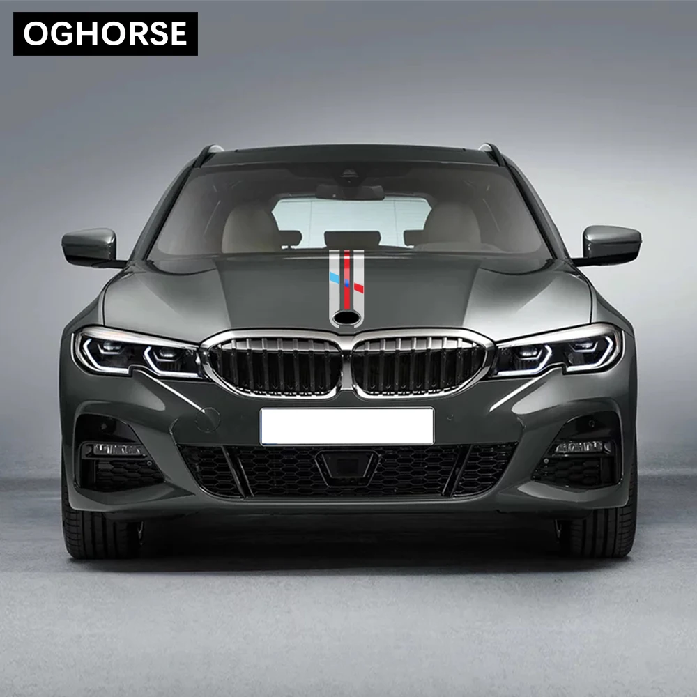 Для BMW F20 F22 F23 F30 F32 F34 F10 F11 G30 G20 E60 E39 E46 E90 Z4 автомобиля капот Racing в полоску наклейка крышка двигателя Стикеры