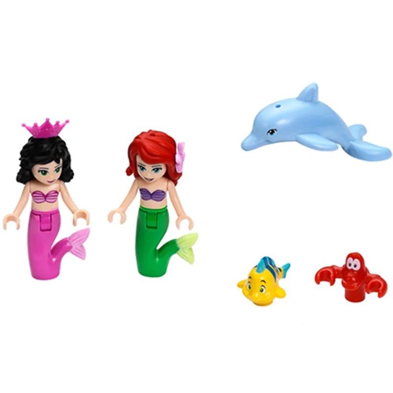 Princess Ariel Castle Bricks Underwater Palace Girl Building Blocks Building Blocks Toys Children Gifts Compatible with Legoings Princess Ariel Castle Bricks Underwater Palace Girl Building Blocks Building Blocks Toys Children Gifts Compatible with Legoings