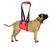 Venxuis безопасный открытый большая домашняя собака поддерживающий ремень питомца в буксировки нейлон защиты поводок для домашнего питомца нести собака с поясом