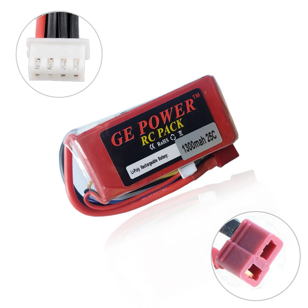 1pcs Original GE Power 11.1V 1300Mah 25C MAX 40C T Plug Lipo Battery 3s for RC Car Airplane Helicopter 1pcs Original GE Power 11.1V 1300Mah 25C MAX 40C T Plug Lipo Battery 3s for RC Car Airplane Helicopter