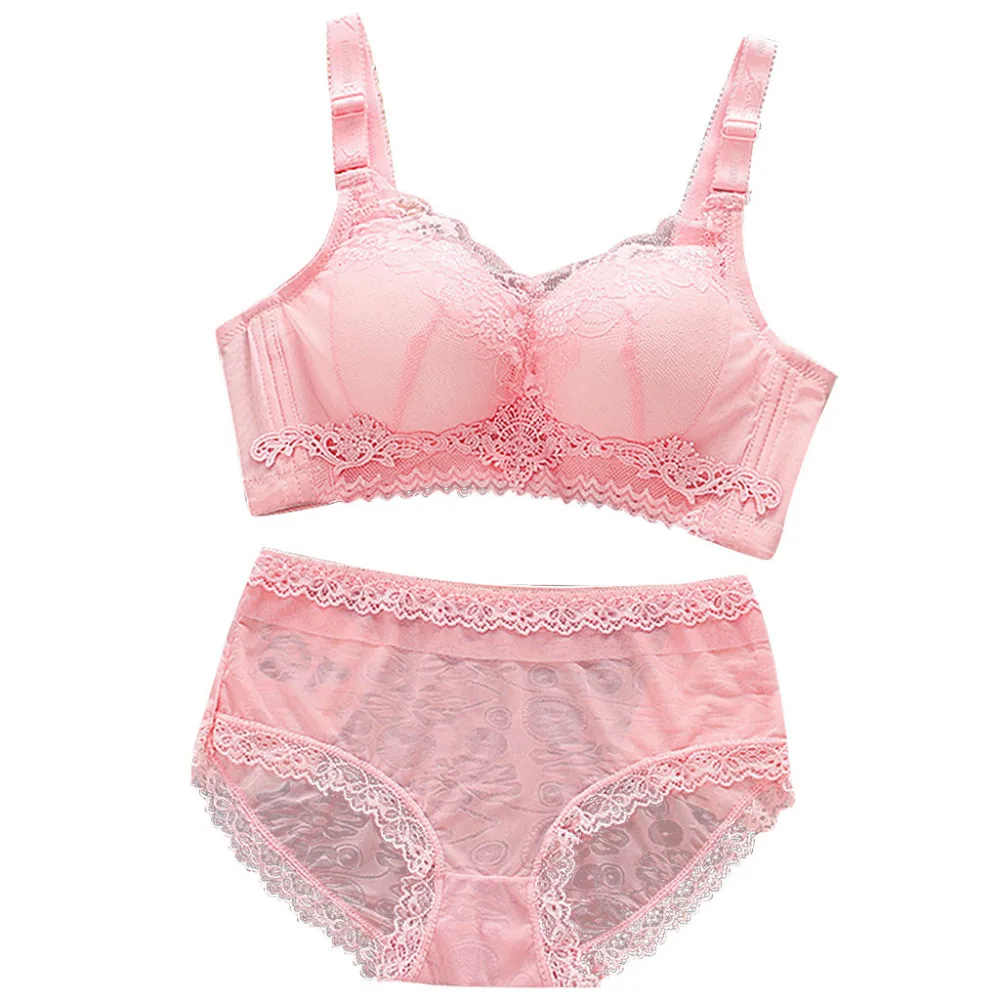 2019 Woman sexy sports bra set comfortable sexy lace underwear seamless push up girls underwear yoga bra top para mujeres 40J4 (6)