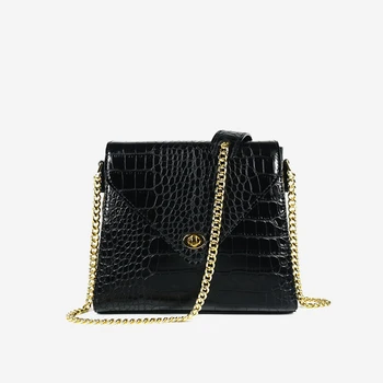 

women crocodile Leather Handbags Luxury designer woman chain shoulder Messenger crossbody Bag small ladies hand bags phone purse