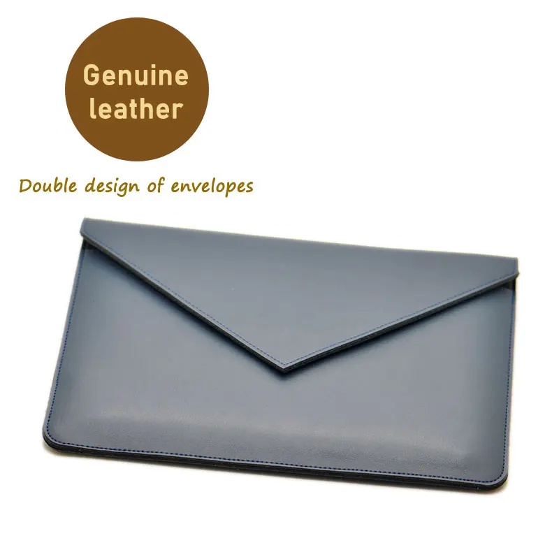 

Envelope tablet Bag super slim sleeve pouch cover,Genuine leather tablet sleeve case for Lenovo Miix 510