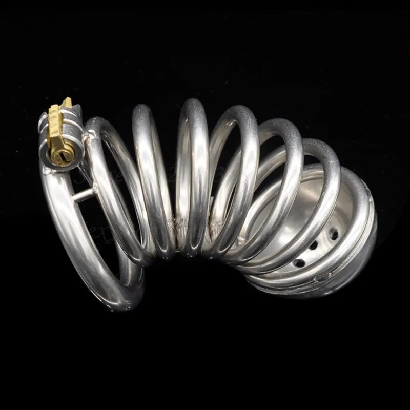 304 Stainless Steel Male Chastity Device,Cock Cage,Virginity Lock,Penis Lock,Cock Ring,Chastity Belt,Adult Game Bondage For Men