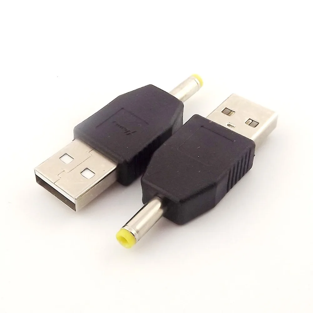 10 шт. USB 2 0 Тип A штекер DC 4 0x1 7 мм разъем адаптера питания 5 в постоянного тока|male