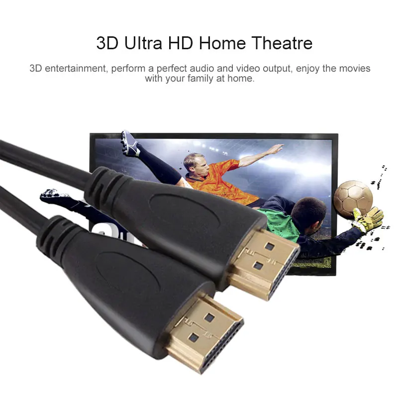 HDMI кабель Male-Male hdmi кабели HD 1080P высокоскоростной позолоченный штекер 1,4 в 0,3 м 1 м 2 м 3 м 5 м 7,5 м 10 м для HD lcd HDTV xbox PS3