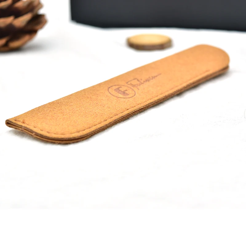 

Free Shipping Hand-made pen bag Fuliwen single pen case receives with simple original design