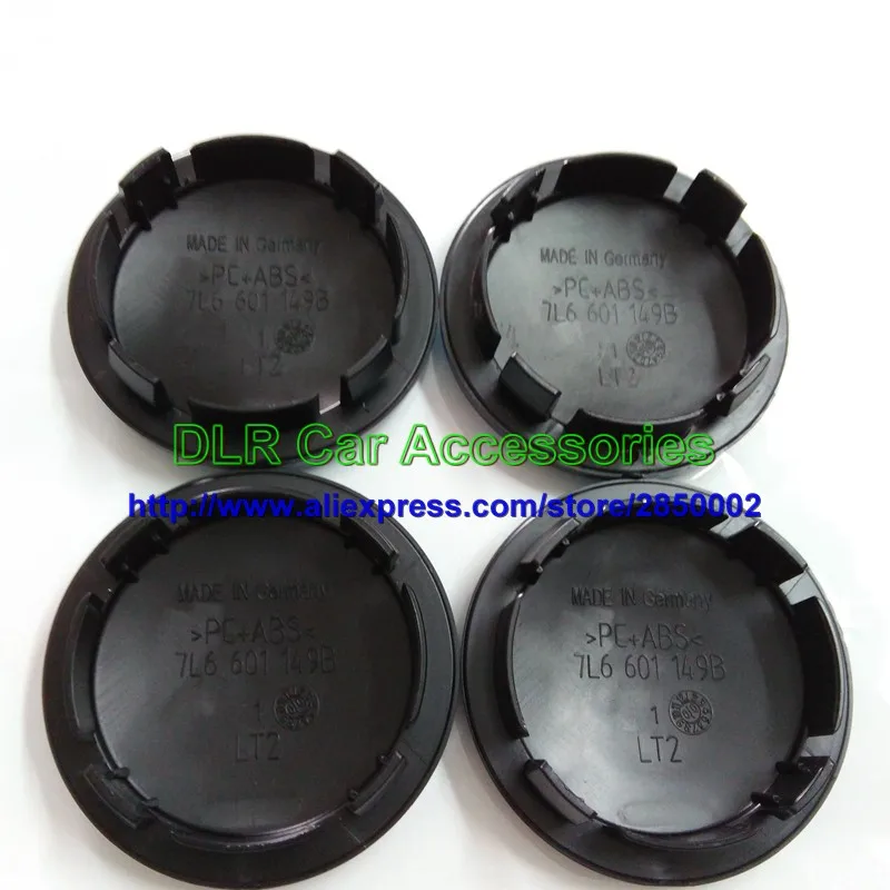 

20pcs 70mm black car wheel center cap hub caps covers badge emblem for 7L6601149B 7L6 601 149B Car Accessories