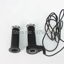 Хромированный Электрический Дроссельный регулятор для велосипеда ручка, Аксессуары для велосипеда