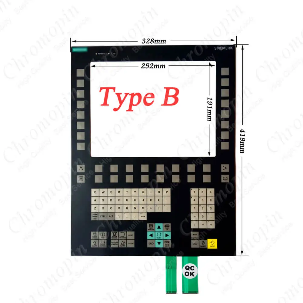 Мембрана клавиатуры для 6FC5203-0AF06-1AA0 6FC5 203-0AF06-1AA0 OP012T