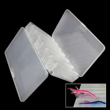 Походная рыболовная коробка для приманки, двухсторонняя пластиковая приманка, коробки для ловли нахлыстом, коробка для хранения рыболовных снастей, принадлежности, высокопрочные