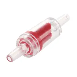 4 x воздушный насос пластиковые обратные клапаны красный прозрачный для аквариума