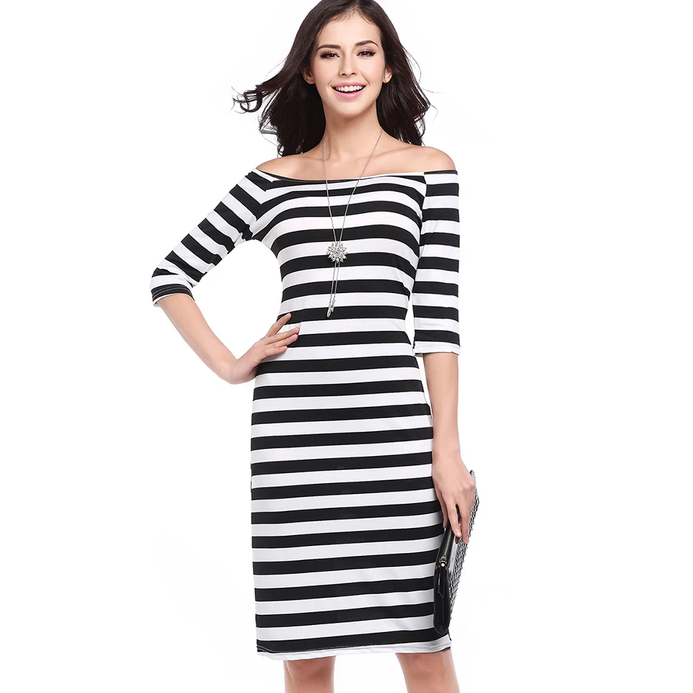 Striped Summer Casual Dress