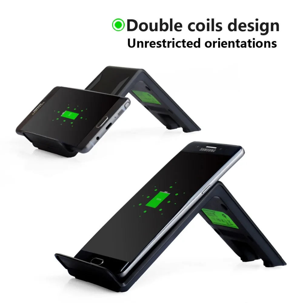 Wireless Charger Standered Fast Charging for iPhone 8 10X Samsung