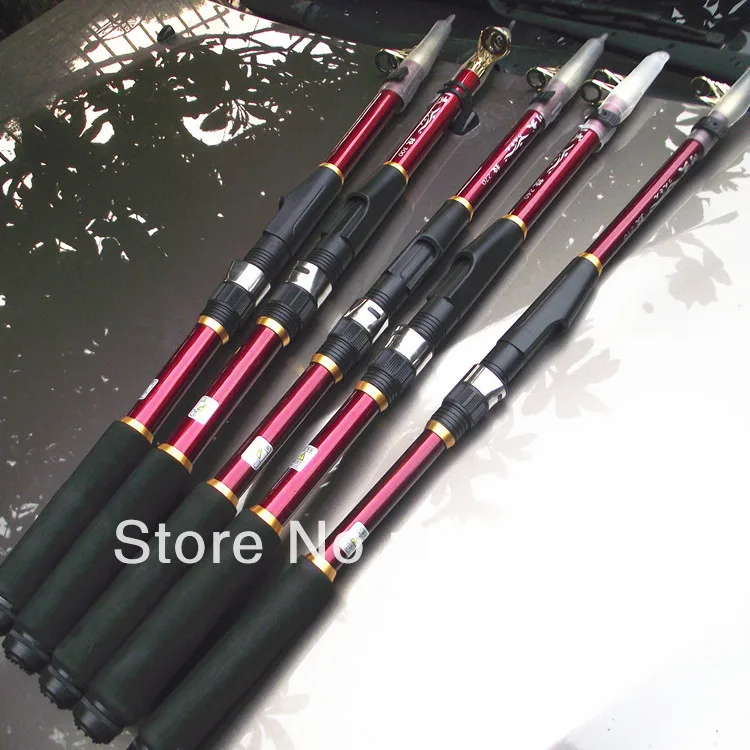 wholesale 50pcs/lot 2.1M 2.1meter Carbon Telescopic Fishing rod long