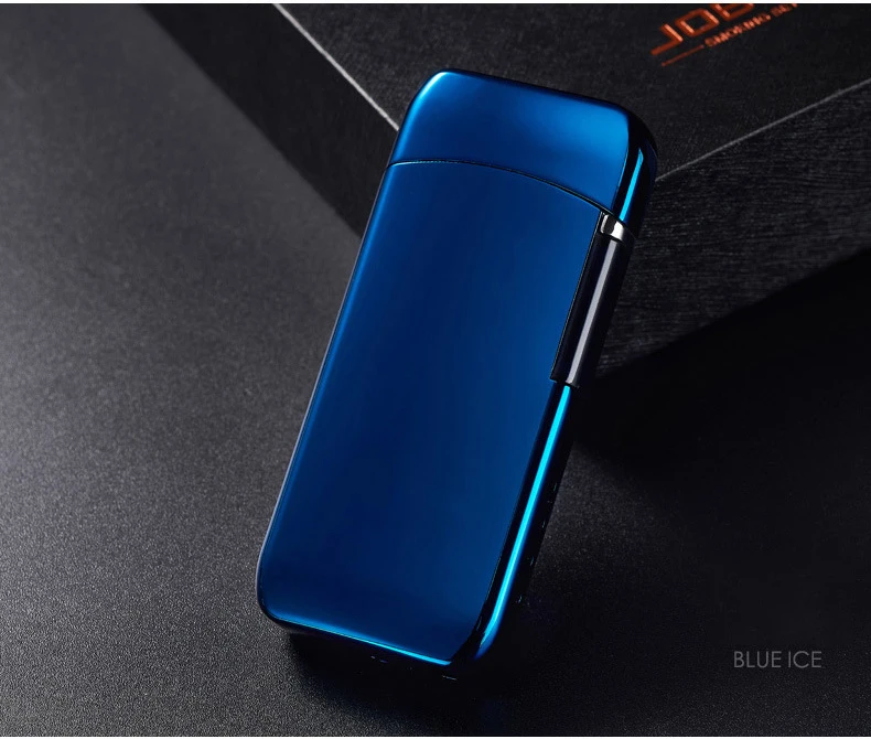 Plasma Lighter Free Laser Logo Flip up USB Lighter Cigarette Lighter Double Arc Electronic Lighter For Smoking 