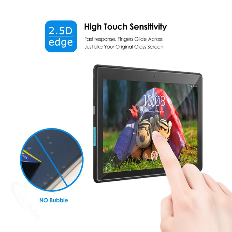 Qosea закаленное Стекло для lenovo Tab E10 TB X104F 10 1 Экран протектор ультра тонкая Обложка E7