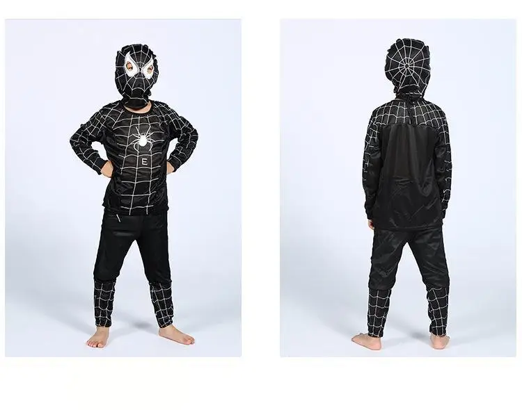 2019 Children Red Spiderman Costume Batman Superman Halloween Costumes For Kids Superhero Capes Anime Cosplay Carnival Costume