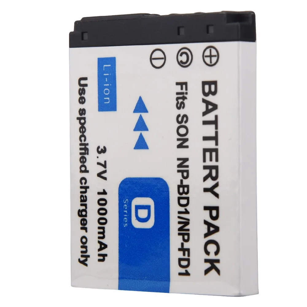 

NEW 1000mAh NP-FD1 NP-BD1 NP BD1 FD1 Camera Li-ion Battery for Sony T2 T200 T70 T700 T300T77 T500 T90 T900 TX1 NP-BD1 Battery