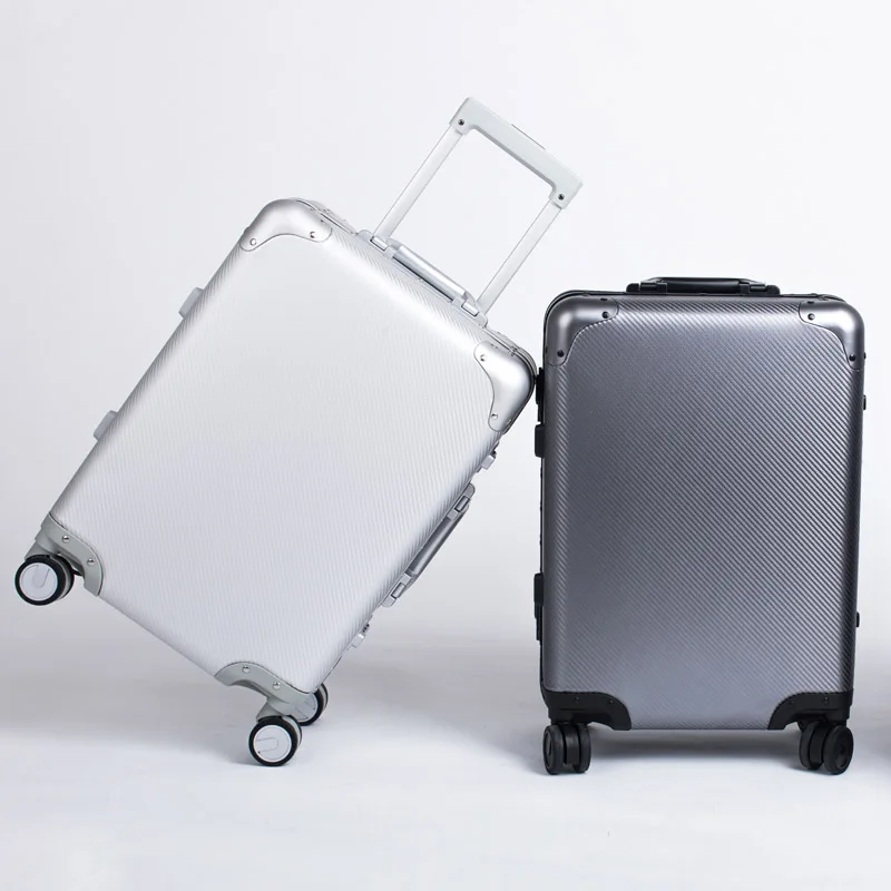 

20'24'26'29' 100% Aluminum Luggage Suitcase Travel Traveling Trolley Rolling Spinner Hardside Carry On Luggage Suitcase