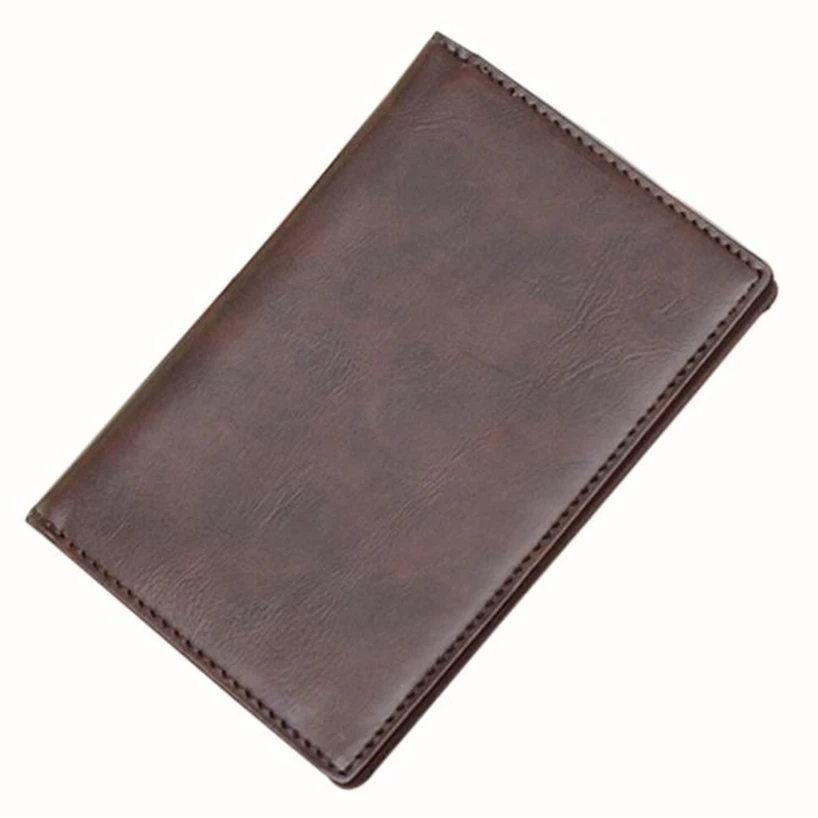 Aelicy мужской тонкий мини короткий однотонный кожаный бумажник ID кредитный держатель для карт кошелек кассовый чек обложка чехол для паспорта высокое качество - Цвет: CO