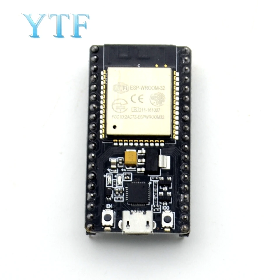 ESP-32 ESP-32S беспроводной WiFi Bluetooth макетная плата 2,4 ГГц Micro USB CP2102 двухъядерный модуль ESP32 с контактами за пределами ESP8266