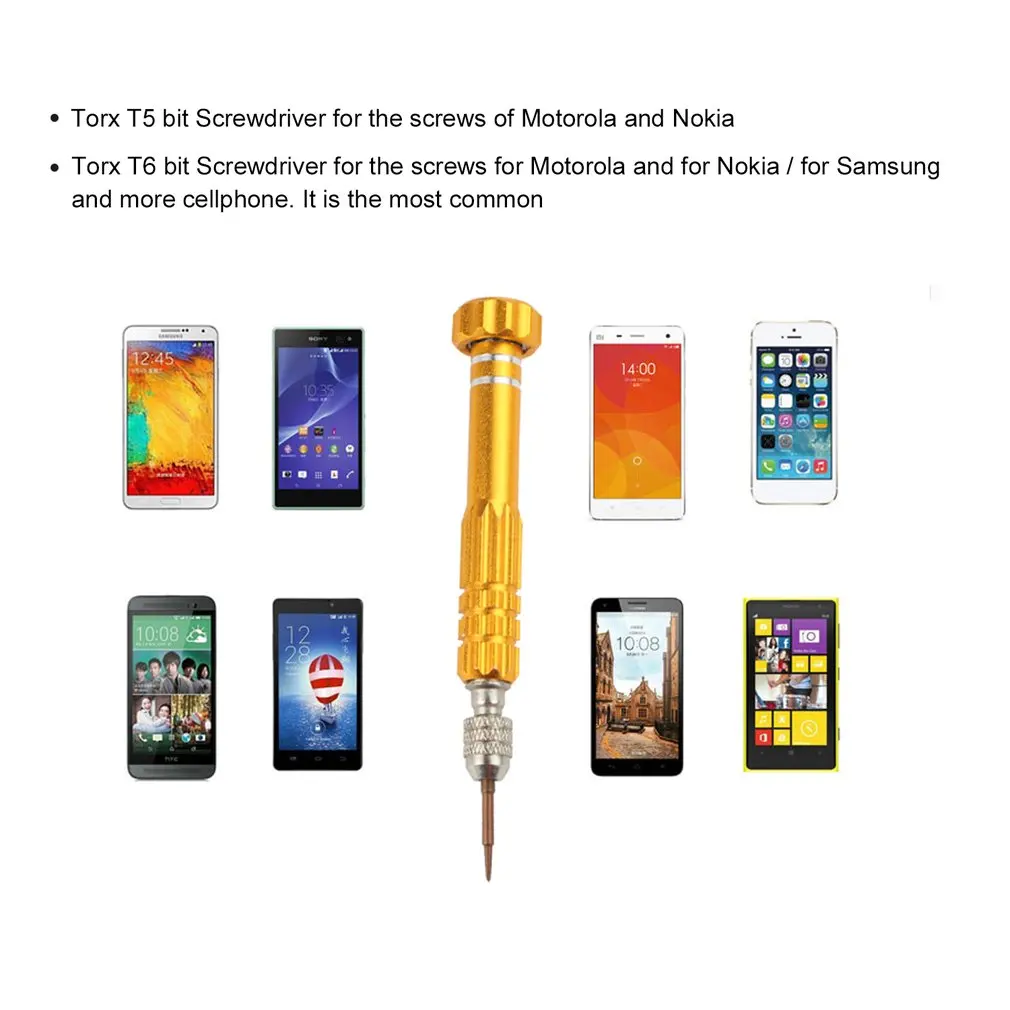 

New 5 in 1 Pentalobe Screwdriver Set For iphone 5/5S/5C 4/4S Samsung Nokia NE