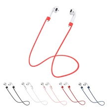 For Apple AirPods 2 Strap Earphone Accessory Anti-Lost Headphone Strap for Apple Earphones Silicone String Rope for Air Pods