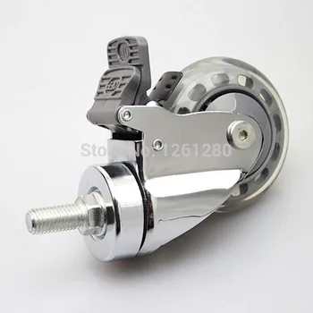 

100mm Silent Medical Caster hospital bed universal wheel with brake Industry Business machinery Equipment Part