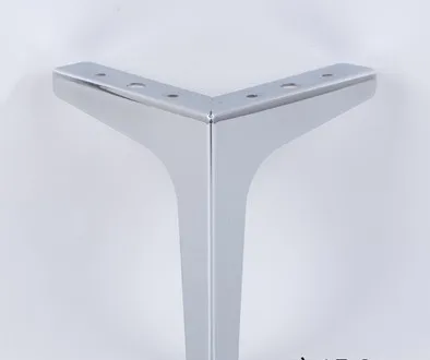 4 шт. регулируемая высота аппаратная металлическая мебельная ножка треугольный стол ножки квадратного шкафа диван ноги мебельные аксессуары