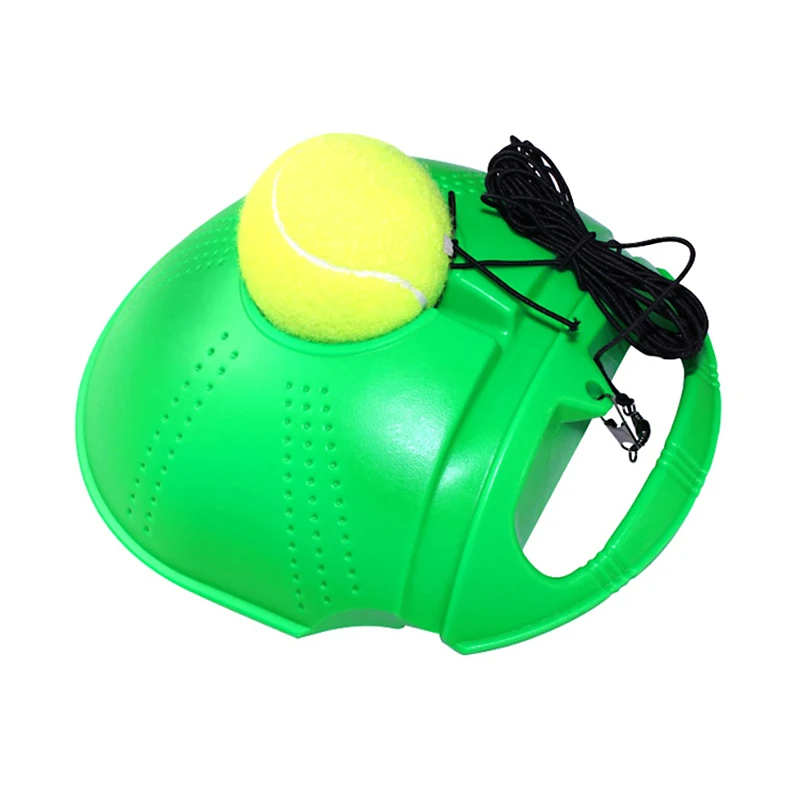 Отскок теннис тренер набор тренировочная мишень партнерское оборудование Training партнер для начинающих зеленый оранжевый с мячом