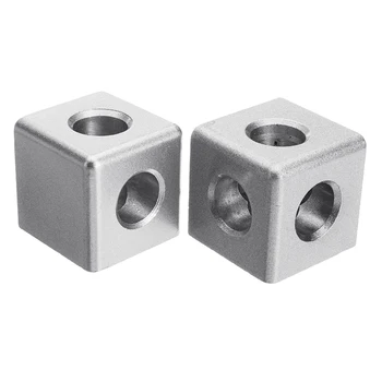 

Suleve 40X40mm Aluminum Industrial Angle Connector Door Three-way Two-way Junction Connection