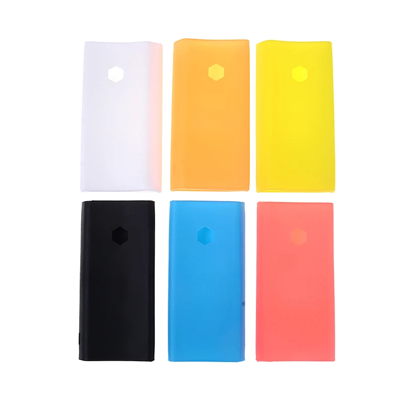 Силиконовый мягкий резиновый гелевый защитный чехол для Xiaomi Power Bank 2C 20000mAh