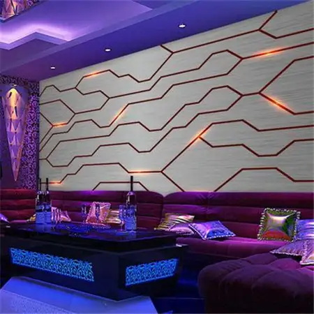 Us 13 2 45 Off Photo Wallpaper 3d Science Fiction Wallpaper Mural Bar Living Room Leisure Ktv Restaurant Fashion Store Personality Mural In