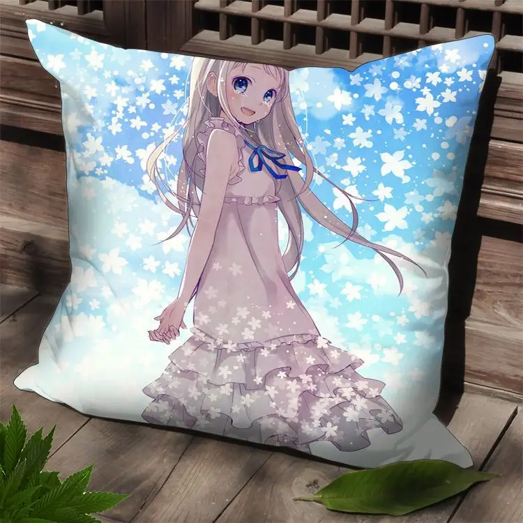 Хобби Экспресс Красивая Meiko Dakimakura квадратная аниме Подушка Чехол AnoHana SPC66 | Дом и