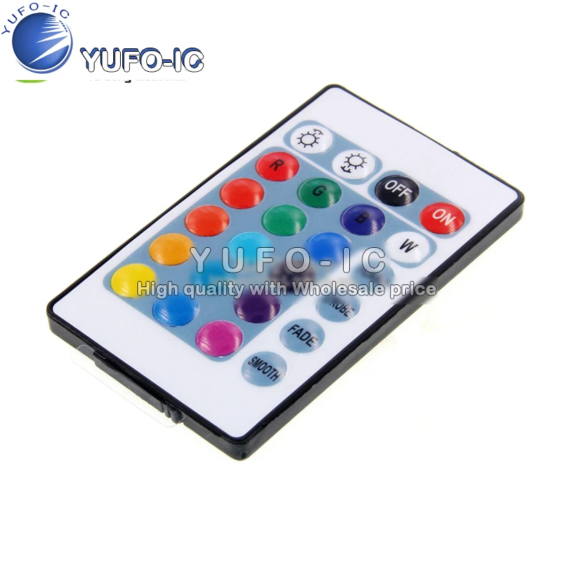 12 V контрольный ИК 24 ключ RGB семь фонарей с жесткой лампой 3528 5050 модуль IR44 пульт