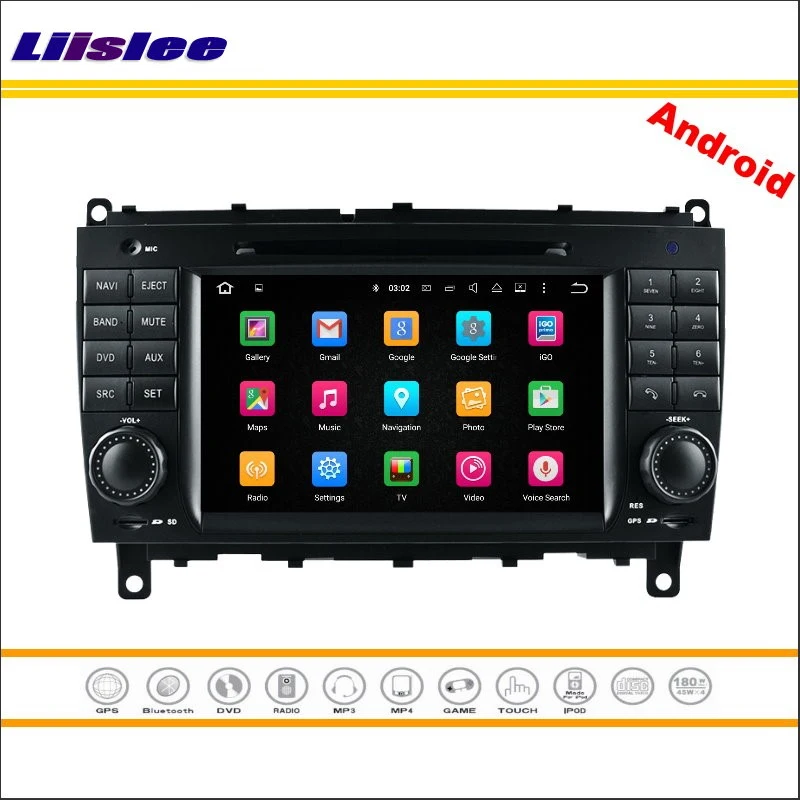 Best Liislee Android Multimedia For Mercedes Benz C Class W203 / CLK W209 2004~2007 Stereo Radio CD DVD Player GPS Navigation System 1 Best Liislee Android Multimedia For Mercedes Benz C Class W203 / CLK W209 2004~2007 Stereo Radio CD DVD Player GPS Navigation System 1