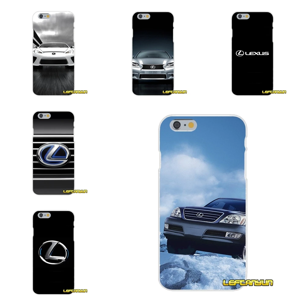 luxury car lexus logo Soft Silicone phone Case For iPhone X 4 4S 5 5S