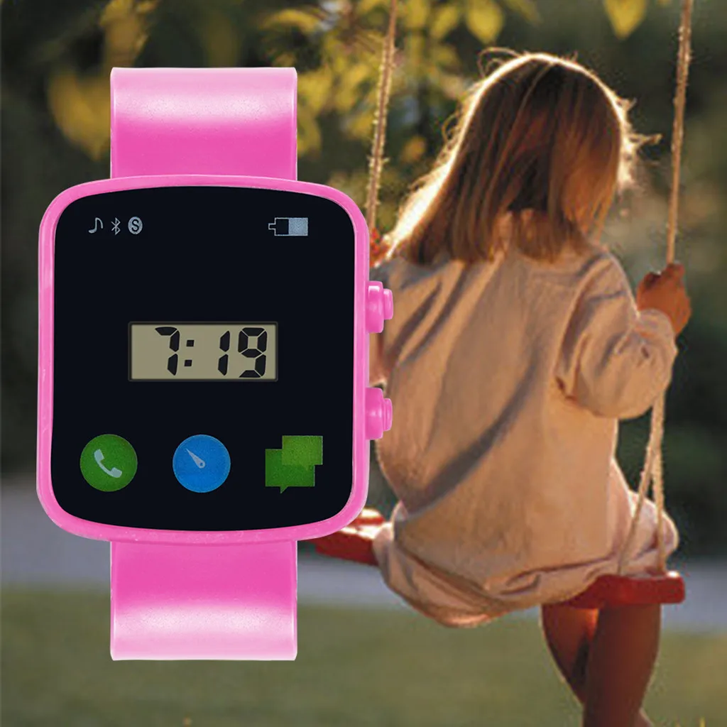 Детский Аналоговый Цифровой спортивный светодиодный водонепроницаемый наручные часы для девочек, подарки для детей, спортивные часы